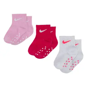 Skarpetki dla dziewczynek Nike Core Swoosh Gripper (x3) image-1