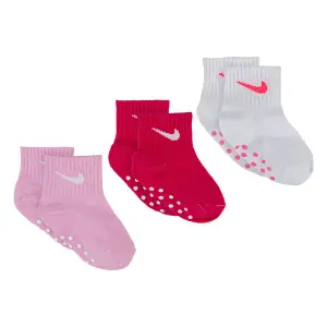 Skarpetki dla dziewczynek Nike Core Swoosh Gripper (x3) image-0