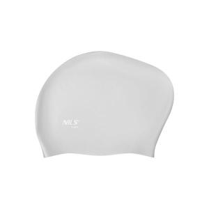 Bonnet de bain en silicone à poids pour cheuveux longs NILS Aqua NQC Aqua image-1