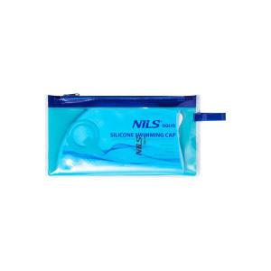 Silicone swimming cap with weights NILS Aqua NQC Aqua image-2