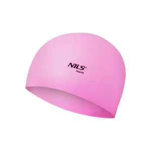 Silicone swimming cap with weights NILS Aqua NQC Aqua image-0