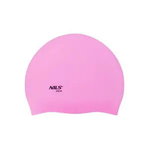 Silicone swimming cap with weights NILS Aqua NQC Aqua image-1