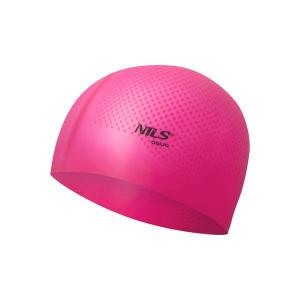 Silicone swimming cap with weights NILS Aqua NQC Aqua