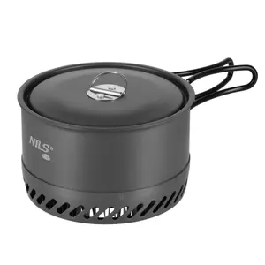 Pan with radiator and lid NILS Camp NC4203