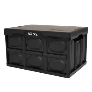 Foldable transport box with 2-in-1 lid NILS Camp