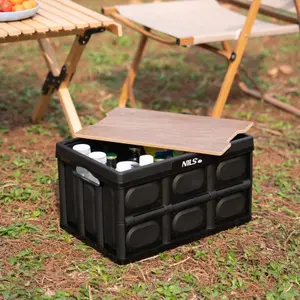 Foldable transport box with 2-in-1 lid NILS Camp image-2