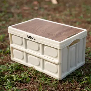 Foldable transport box with 2-in-1 lid NILS Camp image-2