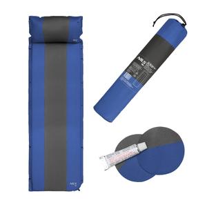 Sac de couchage ouverture droite autogonflant avec oreiller NILS Camp NC4349 image-1