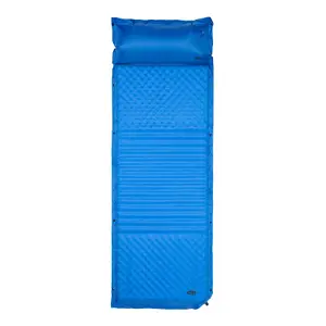 Self-inflating sleeping bag with right opening and pillow NILS Camp NC4001