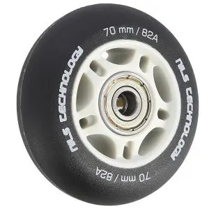 Kit de rodas de patins com rolamentos NILS Extreme PU + ABEC-9 (x4) image-1