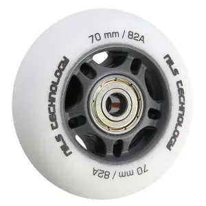 Kit de rodas de patins com rolamentos NILS Extreme PU + ABEC-9 (x4) image-0