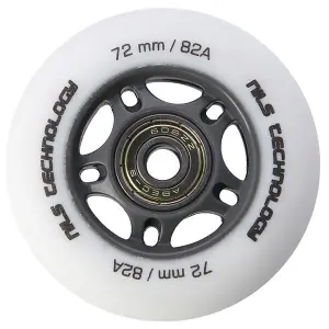 In-line skating wheel NILS Extreme PU + ABEC-9 (x4) image-1