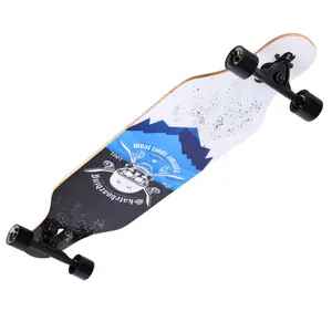 Wooden skateboard NILS Extreme Skull image-1