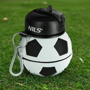 Collapsible silicone water bottle NILS NC4104 Football image-4