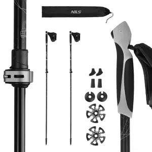 25-1-021-aluminium-nordic-walking-pole-nils-nw8611-kije-black-grey-125-cm
