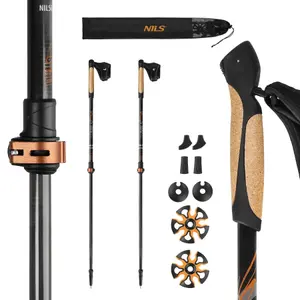 Carbon fibre Nordic walking pole NILS NW8613 Kije