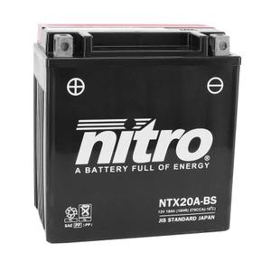 Batteria Nitro Ntx20a-bs Mf 12v 17 Ah