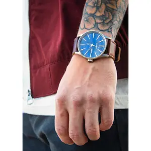 Leather watch Nixon Sentry image-1