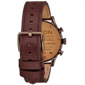 Zegarek skórzany Nixon Station Chrono image-3