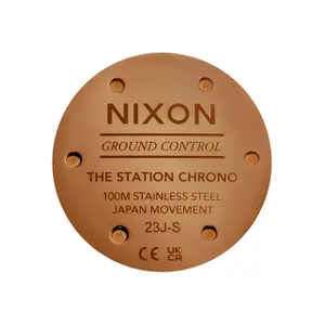 Zegarek skórzany Nixon Station Chrono image-4