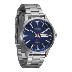 Relógio solar sentinela em aço inoxidável Nixon image-3