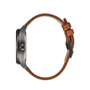 Leather watch solar sentinel Nixon image-2