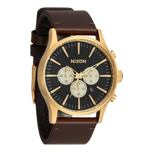 Watch Nixon Sentry Chrono Leather image-1