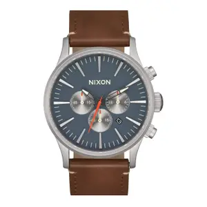 Hodinky Nixon Sentry Chrono Leather image-0