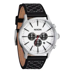 Leather watch Nixon Sentry Chrono image-1