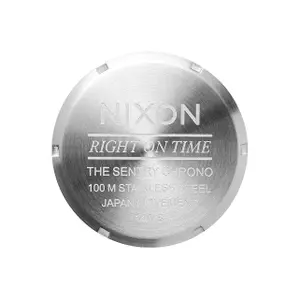 Leather watch Nixon Sentry Chrono image-4