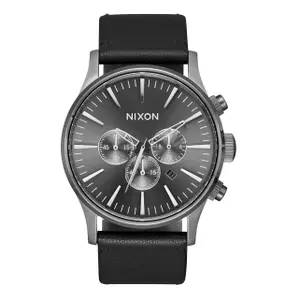 Watch Nixon Sentry Chrono Leather image-0