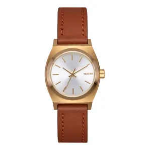 Relógio feminino Nixon Small Time Teller Leather image-0