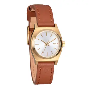 Relógio feminino Nixon Small Time Teller Leather image-1