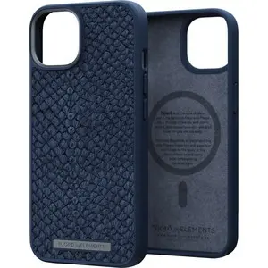 Coque MagSafe en cuir de saumon NJORD iPhone 14 image-0