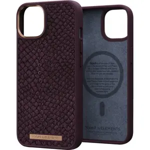 Coque MagSafe en cuir de saumon NJORD iPhone 14 image-0