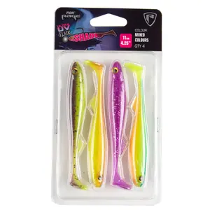 Decoys Fox Rage Slick Shad UV (x4) image-2