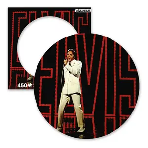 450-piece puzzle NMR Elvis: '68 Comeback Picture Disc Jigsaw image-0