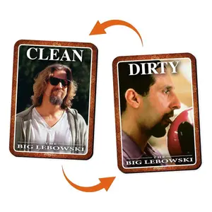 Clean and dirty dishwasher poster NMR The Big Lebowski image-0