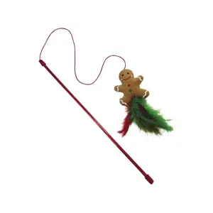 Παιχνίδι για γάτες Nobby Pet Xmas Angel Mit Lebkuchenmännchen Catnip image-0
