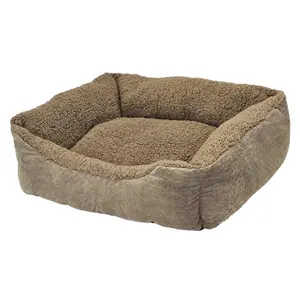Κρεβάτι για σκύλο Nobby Pet Komfortbett Eckig Classic Teddy image-0
