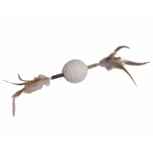 Matatabi stick cat toy with rattle ball Nobby Pet image-0