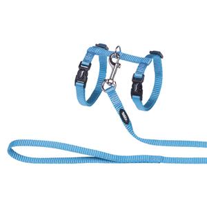 88783-laisse-et-harnais-pour-chat-nobby-pet-hellblau-tu