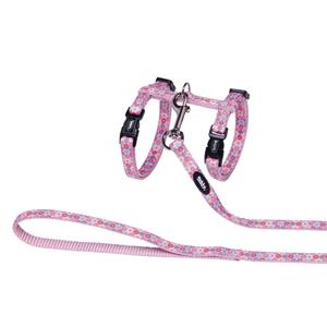 88784-laisse-et-harnais-pour-chat-nobby-pet-flower-pink-rose-tu