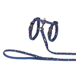88785-laisse-et-harnais-pour-chat-nobby-pet-stars-blue-bleu-tu