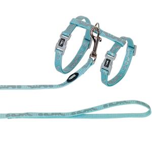 88922-laisse-et-harnais-pour-chat-nobby-pet-hiding-cat-vert-noir-tu
