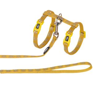 88924-kopplen-och-selar-for-katter-nobby-pet-cat-face-gul-tu