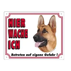 Πίνακας ειδοποίησης για σκύλο Nobby Pet Deutscher Schäferhund Braun image-0