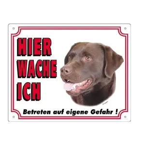 Panneau affichage pour chien Nobby Pet Labrador Dunkel image-0