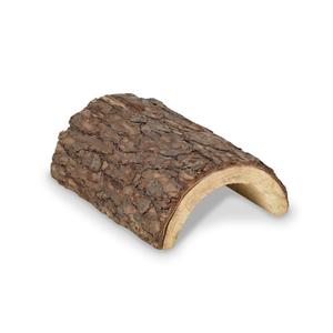 25564-wooden-rodent-tunnel-nobby-pet-woodland-brown-beig-20x15-cm