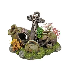 Decoração do aquário Nobby Pet Jars and Anchor image-0